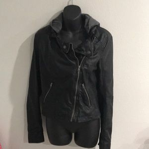 Hollister faux leather jacket